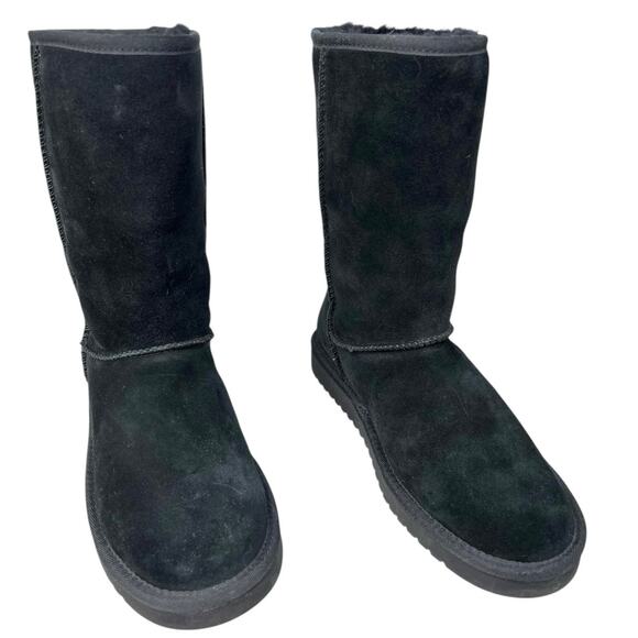 Koolaburra X UGG Women’s Classic Short Black Suede Winter Boot Size US 7 - Picture 5 of 10